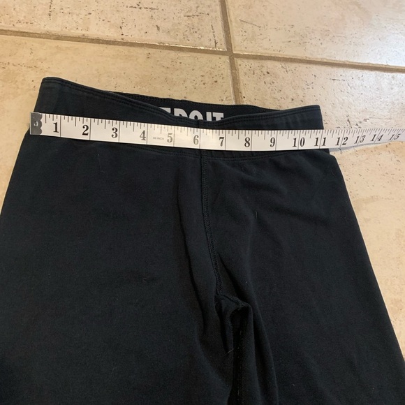 Nike Black "JUST DO IT." Big Logo Leggings - Size XS/TP - Picture 3 of 5